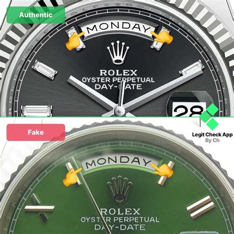 how to spot a fake day date rolex|rolex day date homage.